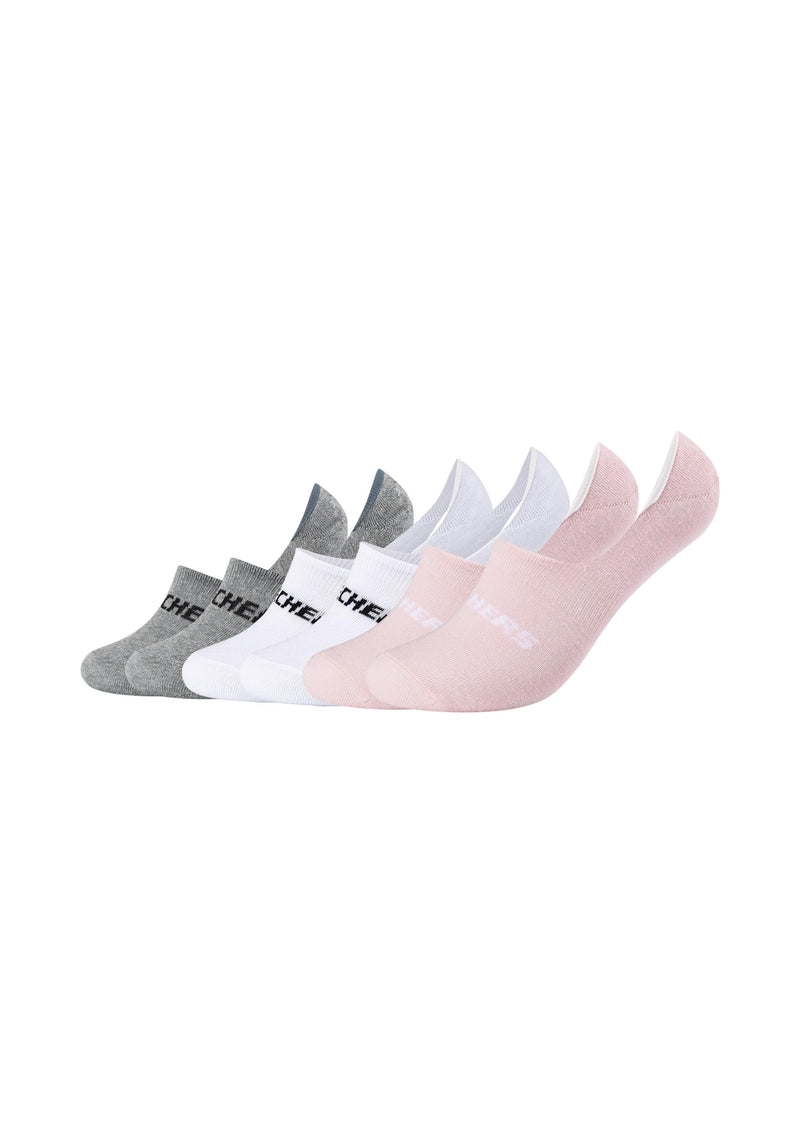 Füßlinge invisible Mesh Ventilation 6er Pack - Füßlinge - Skechers - ONSKINERY - feature:Mesh Ventilation, Füßlinge, Lieferzeit: 3-5 Werktage, Men, muster:Uni, optik:glatt, pack:6er Pack, Sport Socken, summer, trageanlass:Casual/Everyday, trageanlass:Sportlich, Unisex, Woman, Women
